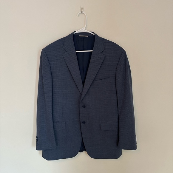 Canali Men's Suit 100% Wool Size IT 56 - Picture 1 of 16